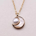 Luna Pearl Pendant Necklace